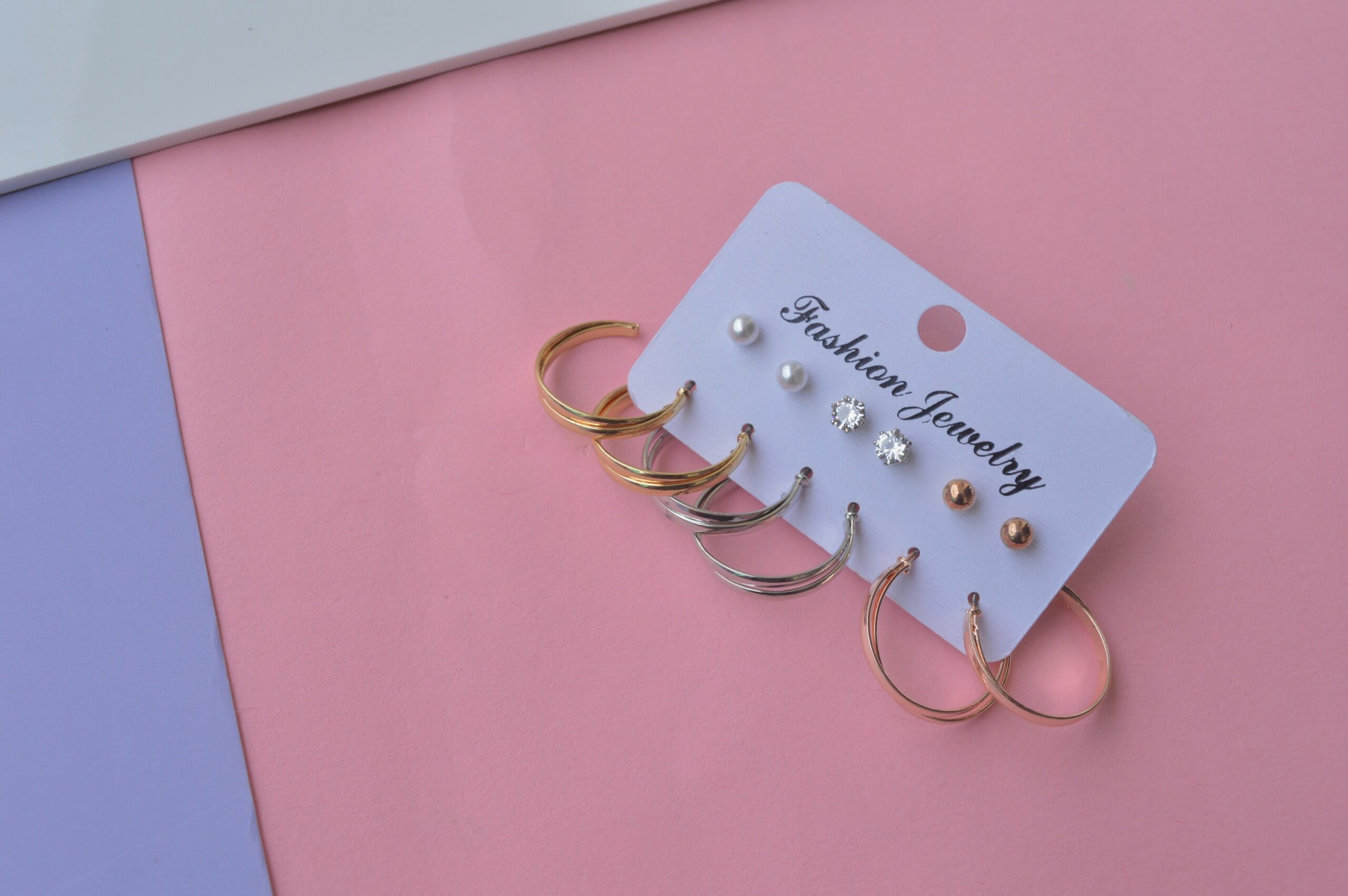 Hoops & studs Earring Card - Image 2