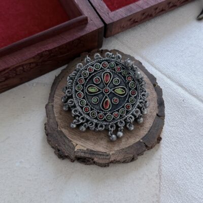 Ghungroo Oxidised Ring